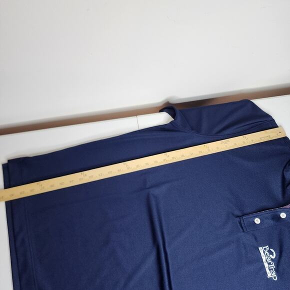 FootJoy Navy With Purple Golf Polo Size XL BearTrap Dunes Embroidery - Picture 9 of 9